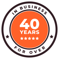 trust badge - business 40 years