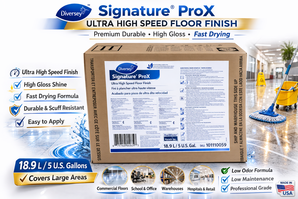 Diversey Signature ProX, Pro Strip & High Mileage Floor Finish