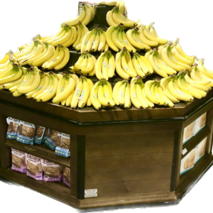 Banana /Produce Merchandiser  Display Available in 4', 5' ,6' Octagon