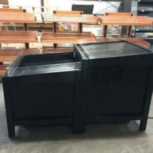 6' BARKER Refrigerated Produce Display