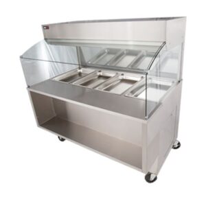 The front of the BKI MHB-4 Self-Service Hot Food Bar.