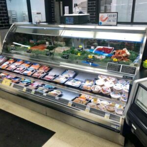 Refurbished 8′ Fresh Meat/Seafood Full Service Case