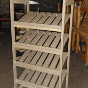 Wood (Oak) Mobile Bakery Display