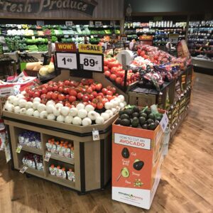 8' Dry Produce Island