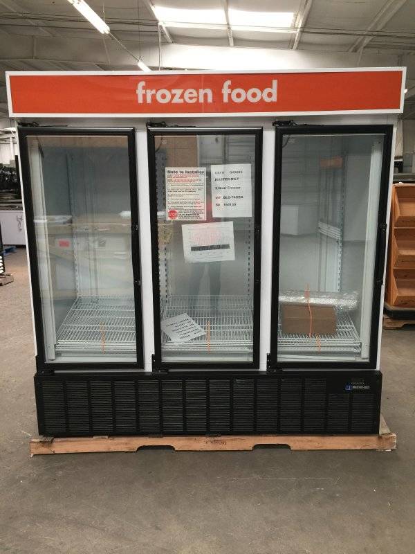 3 door freezer