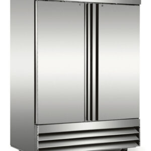2 Solid Door Stainless Steel Reach-In Freezer