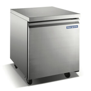 27" 1 Door Stainless Steel Undercounter Freezer