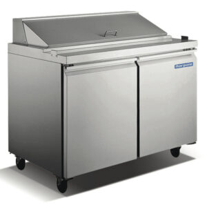 Standing at 60-inches, this sandwich and salad prep table is designed to take on your toughest foodservice challenges. Shop now!