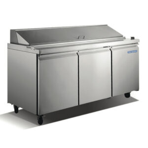 3 Door Stainless Steel Sandwich/Salad Prep Table