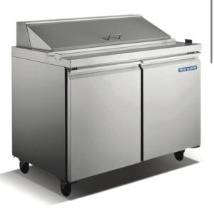 2 Door Stainless Steel Sandwich/Salad Prep Table