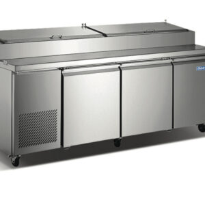 3 Door Stainless Steel Pizza Prep Table