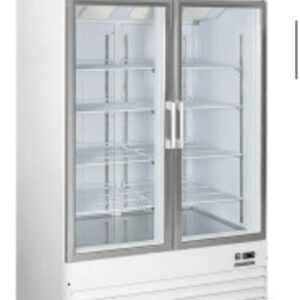 45 cu ft 2 Door Merchandiser Freezer (White)