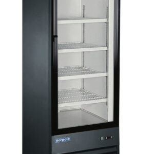 9 cu ft 1 Door Merchandiser Refrigerator (Black)
