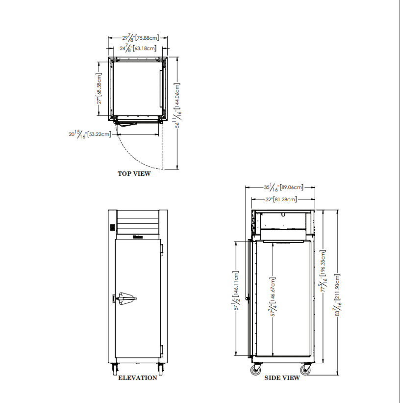 Traulsen G-SERIES 1-Section Hot Food Holding Cabinets Reach-In - Image 2