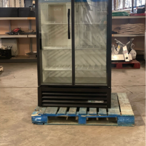 True Visual Merchandiser Slim Line Refrigerator with Swing Door