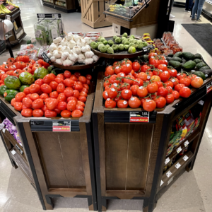 Refurbished 8 Piece Dry Produce Display