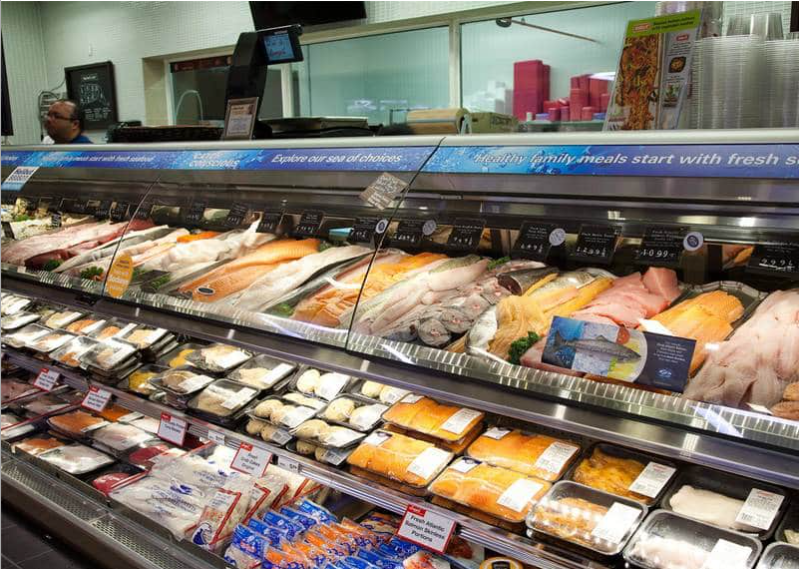 8' Seafood Case (HillPhoenix) PTD-RG - Image 6