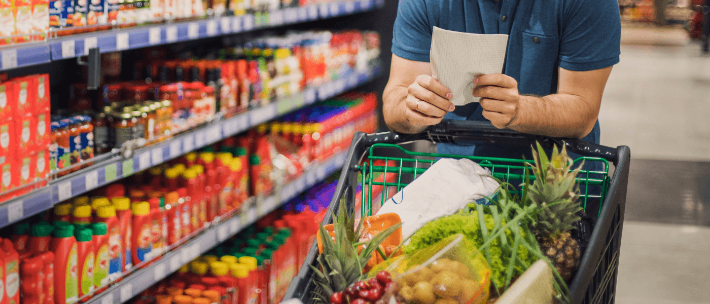 grocery store display shelves - RAC
